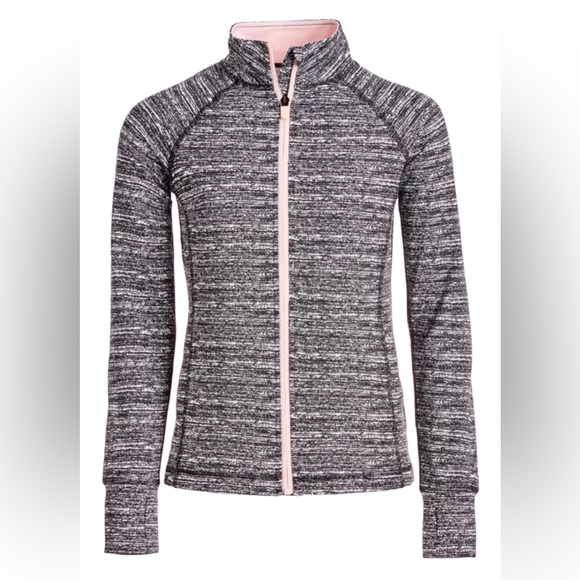 Ideology static print athletic jacket and leggings set of 2 size large - Picture 2 of 16